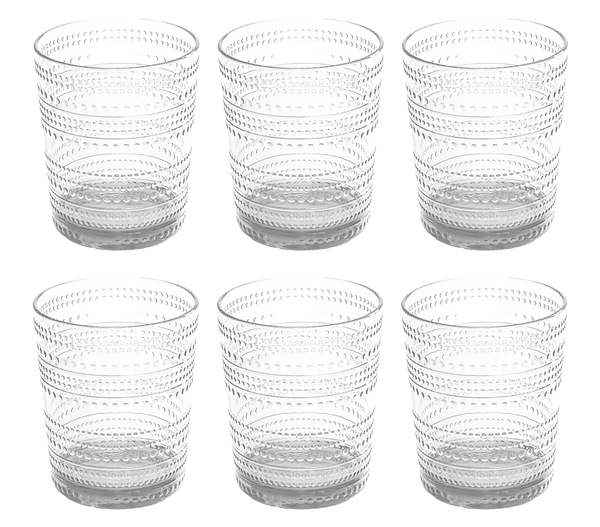 Beaded Acrylic Drinking Glass