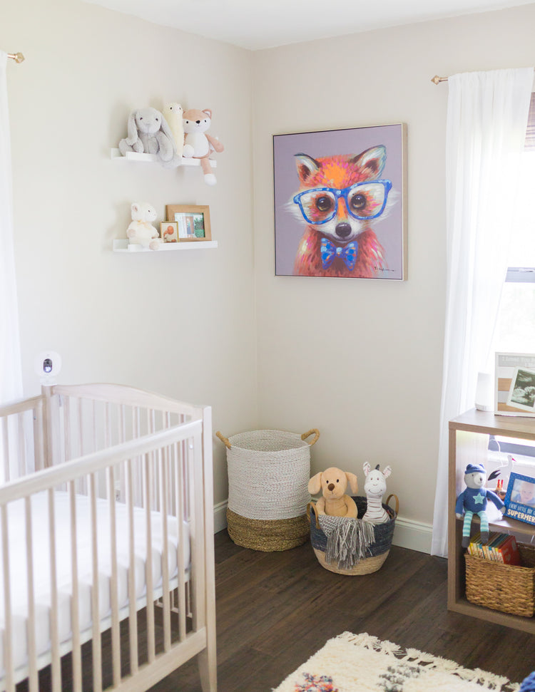 neutral baby nursery, lake tahoe interior decorating, pottery barn kids crib