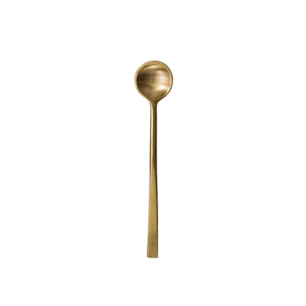 small brass spoon