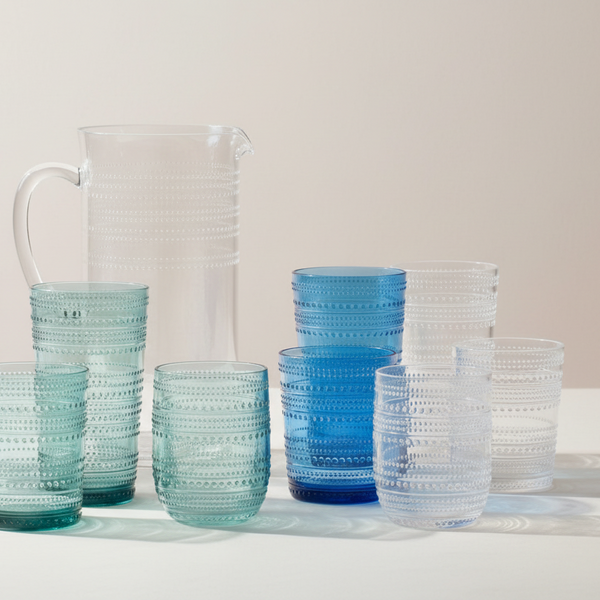 Beaded Acrylic Glass, Clear