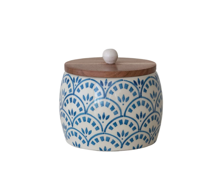  Blue and White Kitchen Canister