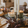 Cement Pumpkin Jar Candle_Fall tablescape