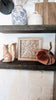 shelf styling with items from the fall home decor subscription box