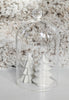 Glass Cloche with Christmas decor