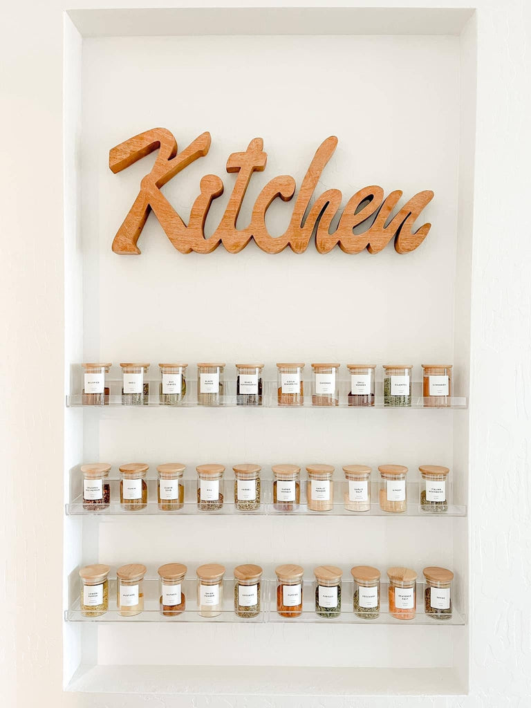 Glass Spice Jar in Kitchen