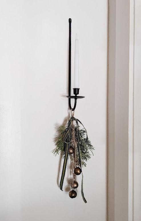 Hanging Bells on Sconce