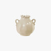 Lucille Petite Vase Style 1 - cream stoneware bud vase with handles