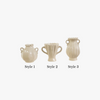 Lucille Petite Vase - cream stoneware petite vase