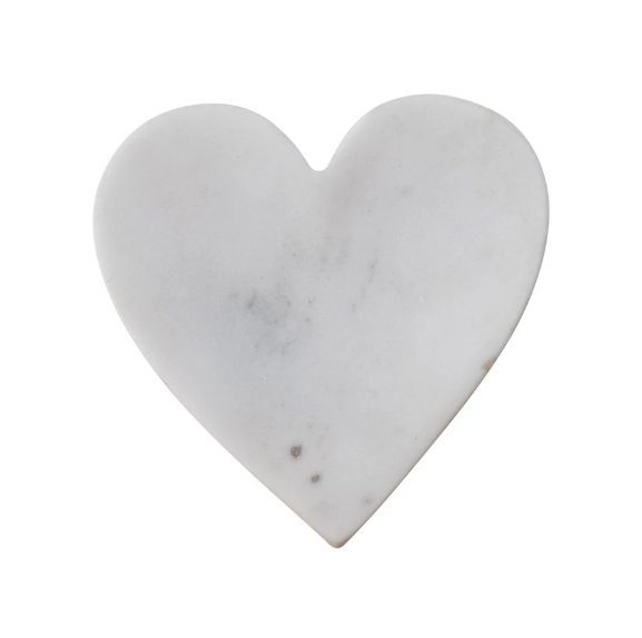 Marble Heart Trinket Dish Full View