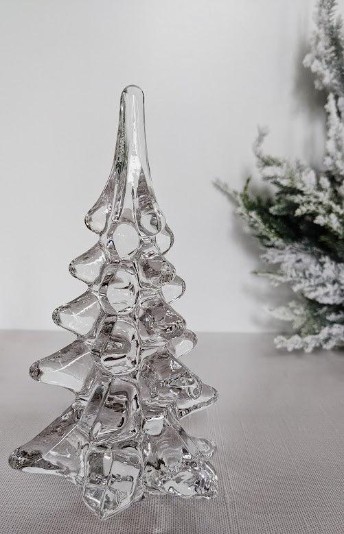 Medium sized Glass Christmas Tree Figurine