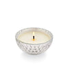 Mercury Glass Ornament Candle Open
