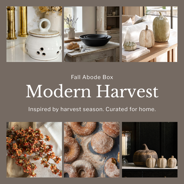 The_Fall_Abode_Box_home decor subscription box graphic with decor included in the fall box.
