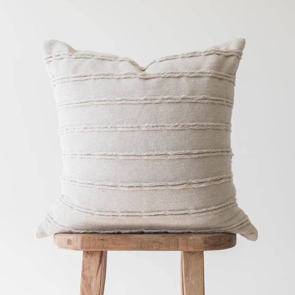 Modern Organic Pillow Cover in 22"
