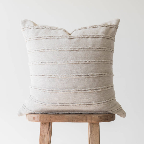 Modern Organic Pillow Cover in 22"