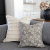 Neutral Floral Pillow Cover