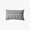 Decorative christmas throw pillow with a pattern on a white background