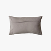 Gray pillow on a white background