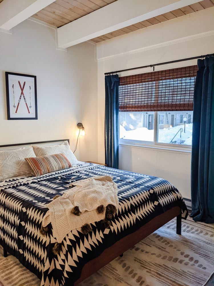 cozy guest bedroom decor in Incline Village, Lake Tahoe