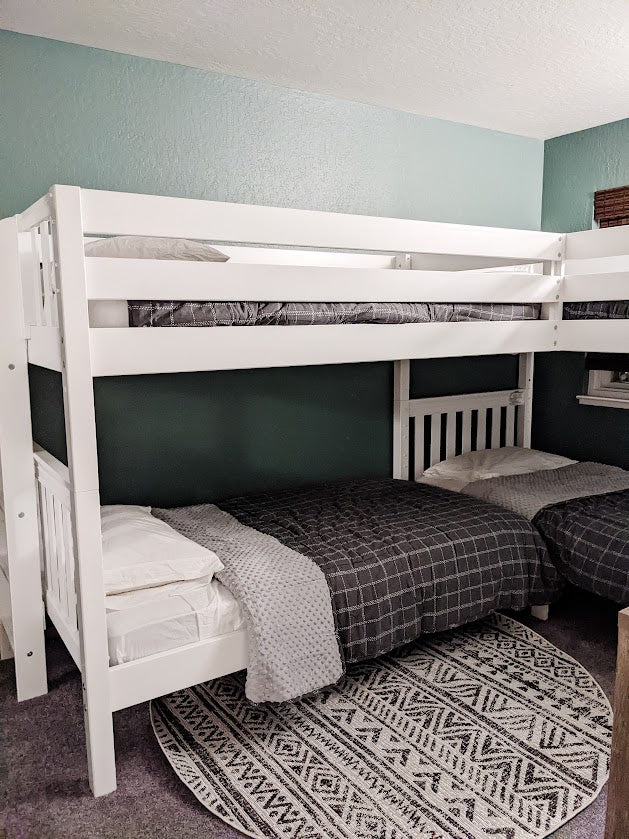 incline village vacation home interior decorating of a kids bunkbed room