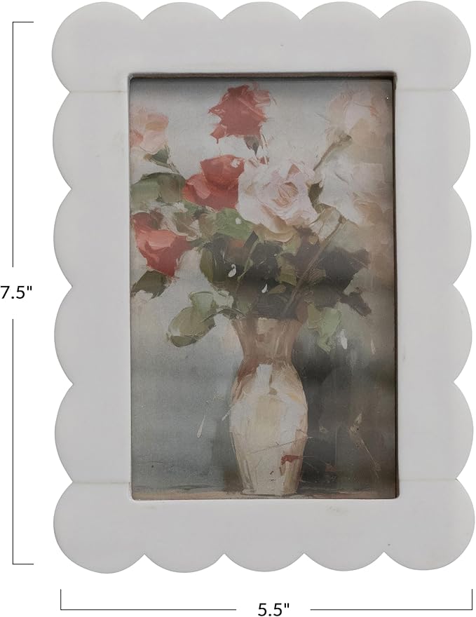 Ruffle Edge Photo Frame_Dimensions