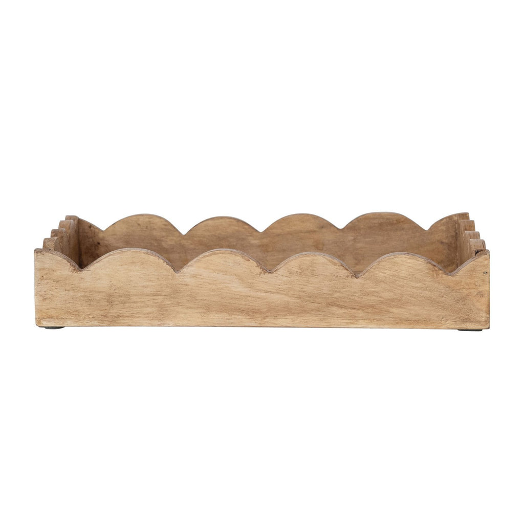 Scalloped Tray Side View