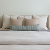 Taupe Pillow Cover On Neutral Bed