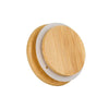 bamboo lid for glass spice jar