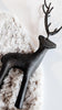 Black Cast Iron Reindeer Figurine