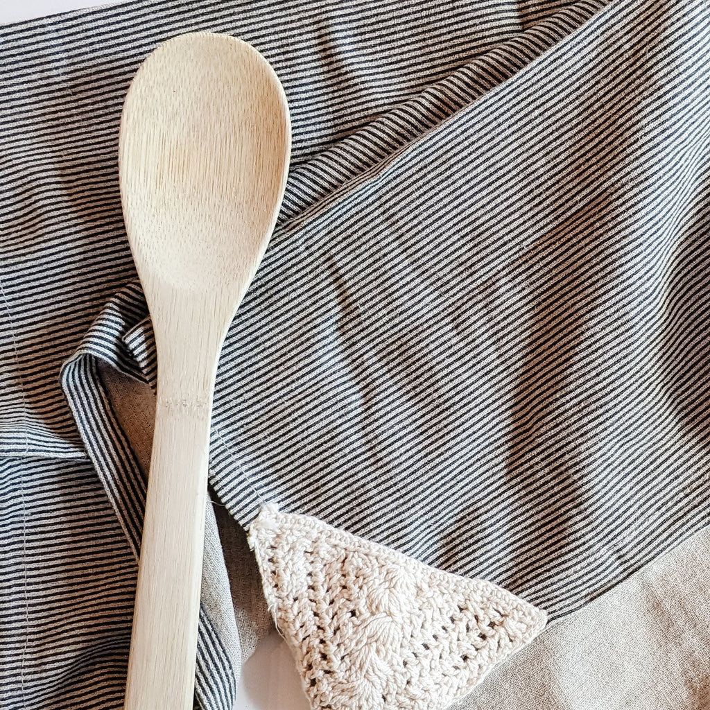 Black and White Stripe Kitchen Towel 