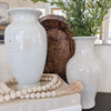 Ceramic Vase in white
