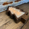 Christmas Tree Shaped Dough Bowl Candle