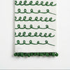 Christmas kitchen hand towel in green and white colors.