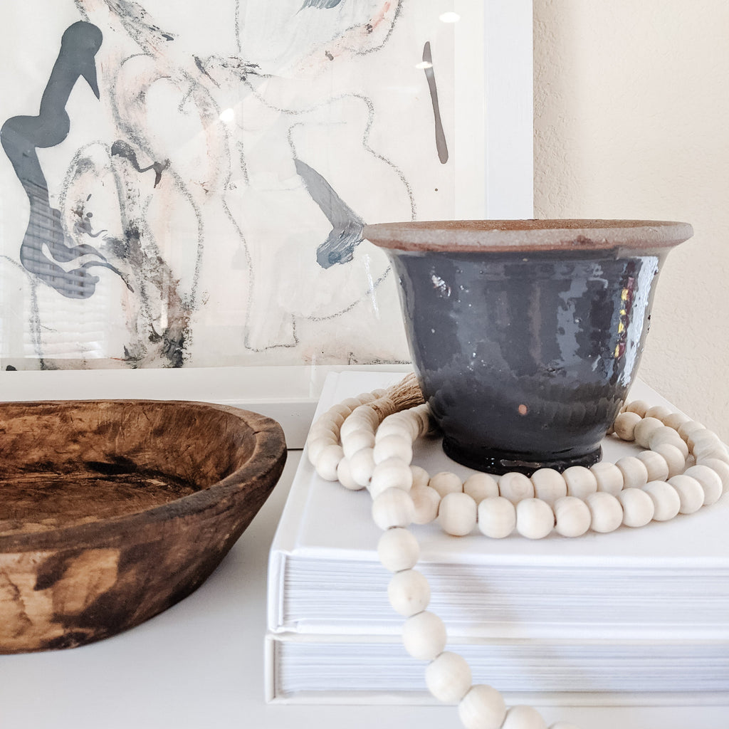 Grey Ceramic Planter