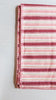 Red and Pink Christmas Tea Towel on white background