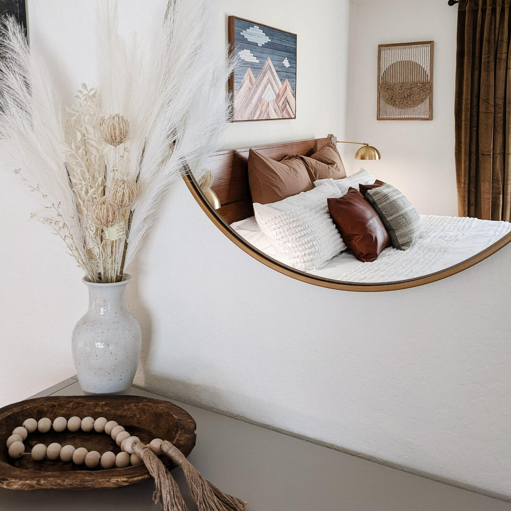 White Ceramic Vase on dresser