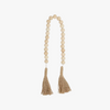 beaded garland with tassels_modern farmhouse decorating