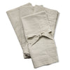 set of four linen napkins