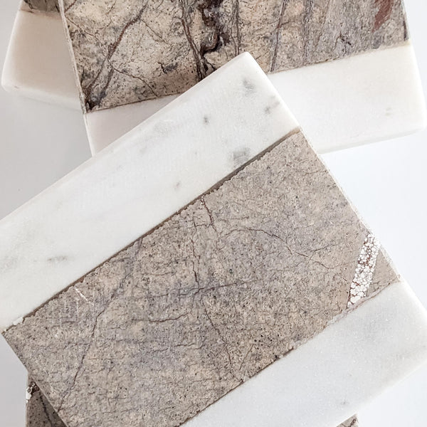 marble coaster set